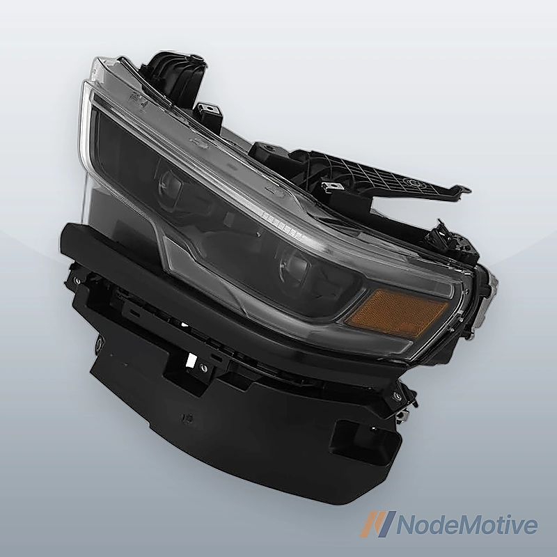 Headlight Assembly Compatible With 2021 2022 2023 Dodge Ram 1500 TRX, Full LED with DRL Dual Project