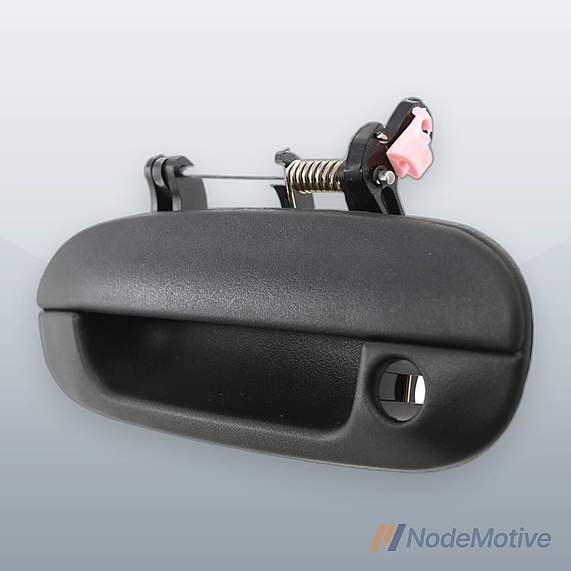Door Handle For 2002-09 Chevy Trailblazer With Keyhole Textured Black Front Left