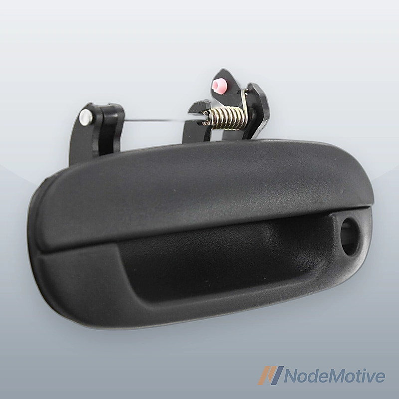 Door Handle For 2002-09 Chevy Trailblazer With Keyhole Textured Black Front Left