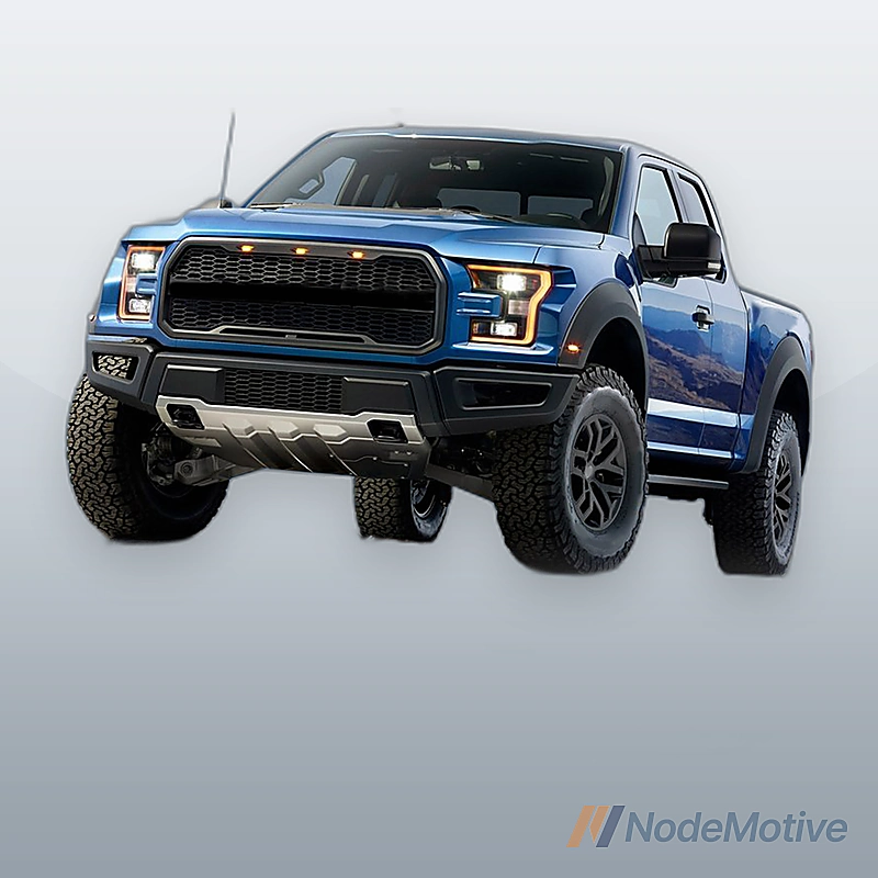 2015-2017 Ford F150 Raptor Style With Black Steel Front Bumper
