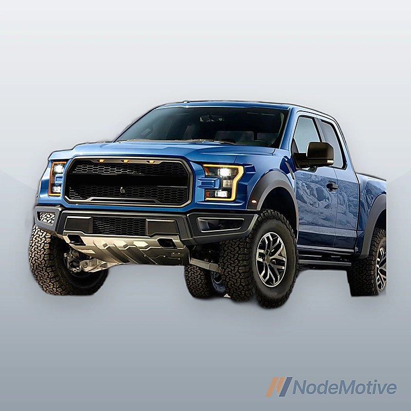 2015-2017 Ford F150 Raptor Style With Black Steel Front Bumper