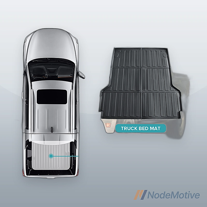 For Ford Maverick 2022-2024 4.5Ft Truck Bed Liner Cargo Bed Mats Liner w/hooks