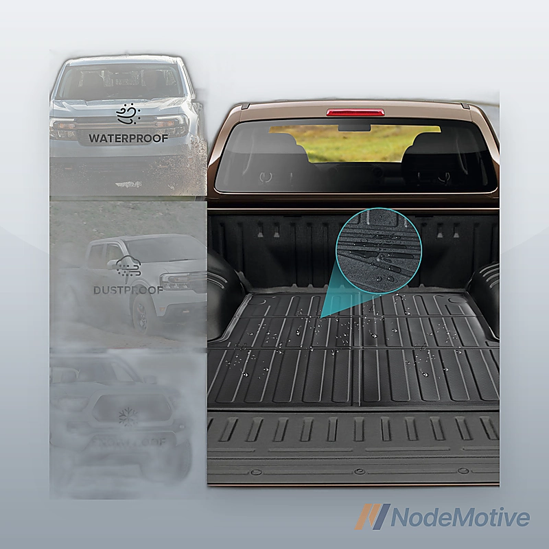 For Ford Maverick 2022-2024 4.5Ft Truck Bed Liner Cargo Bed Mats Liner w/hooks