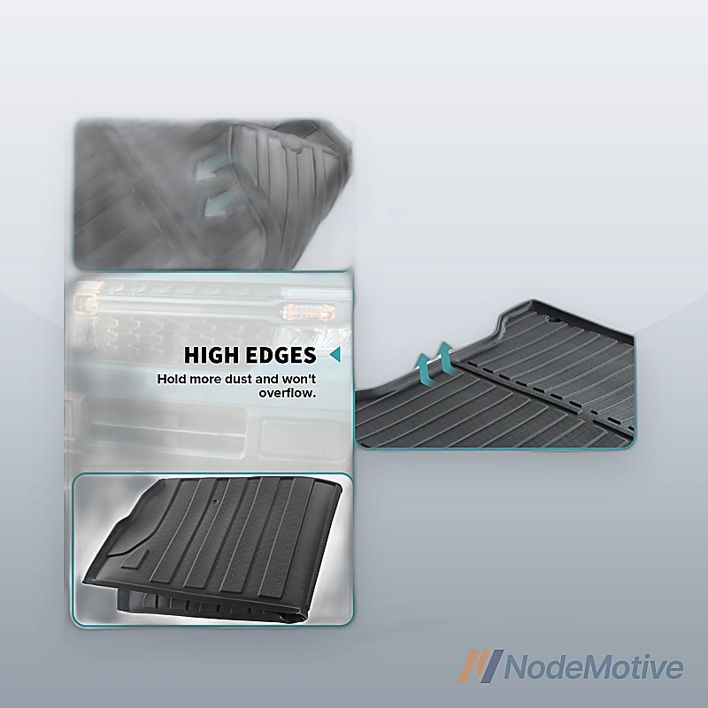For Ford Maverick 2022-2024 4.5Ft Truck Bed Liner Cargo Bed Mats Liner w/hooks