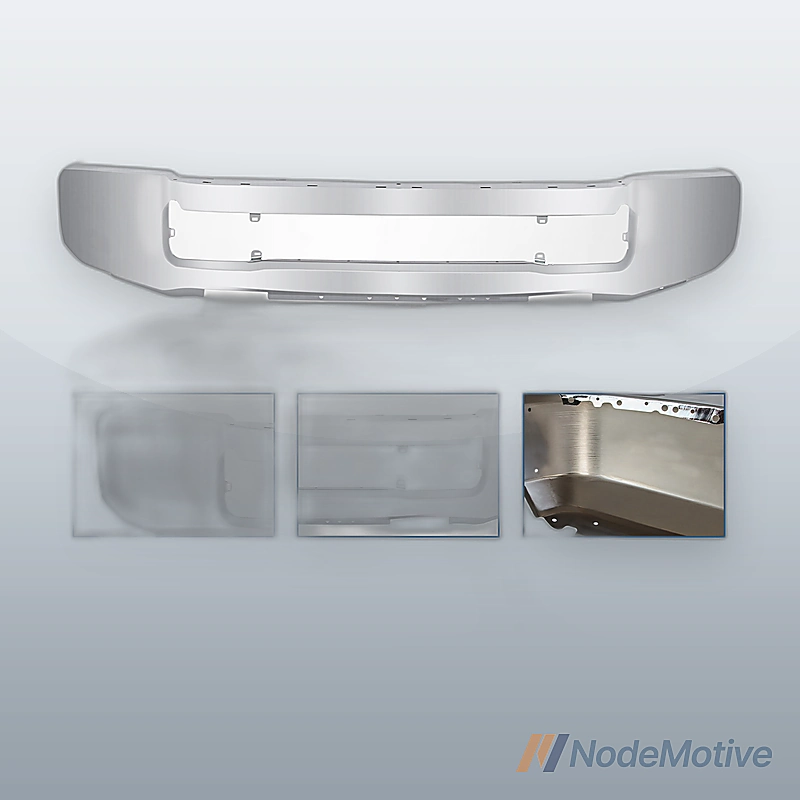 Chrome Steel Front Bumper Face Bar for 2020-2022 Ford F-250 F-350 Super Duty