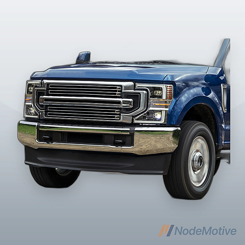 Chrome Steel Front Bumper Face Bar for 2020-2022 Ford F-250 F-350 Super Duty