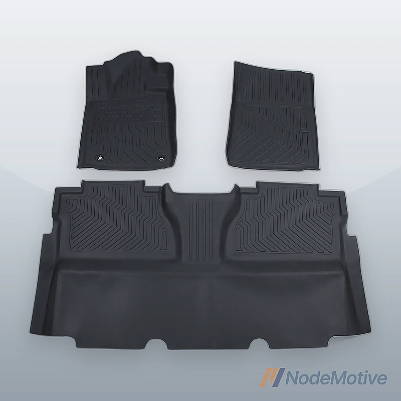 All Weather Car Floor Mats for 2014-2021 Toyota Tundra Double Cab & Crew Max Cab