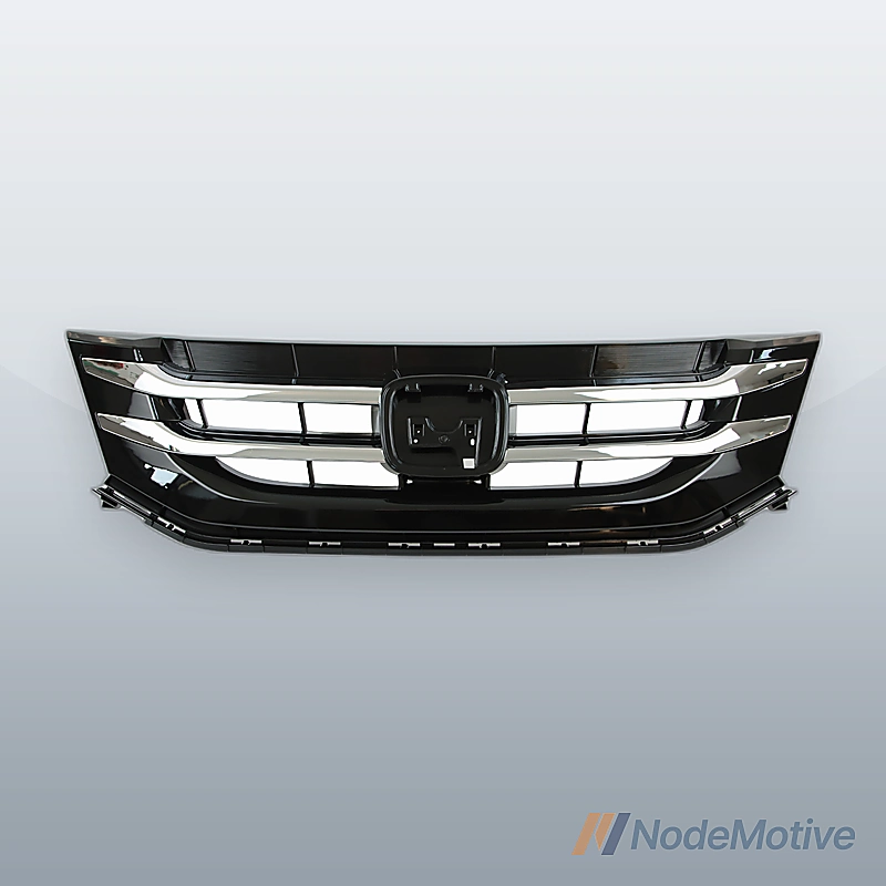 Front Grill for 2014-2017 Honda Odyssey Gloss Black Chrome