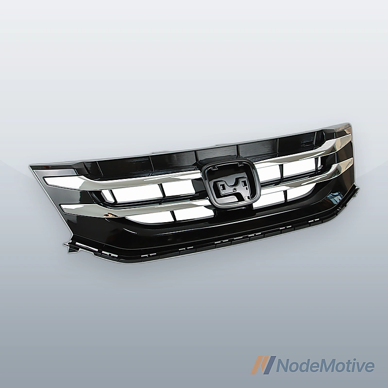 Front Grill for 2014-2017 Honda Odyssey Gloss Black Chrome