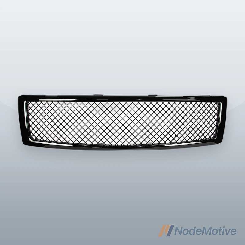Front Grill for 07-13 Chevrolet Silverado 1500 Glossy Black Grille