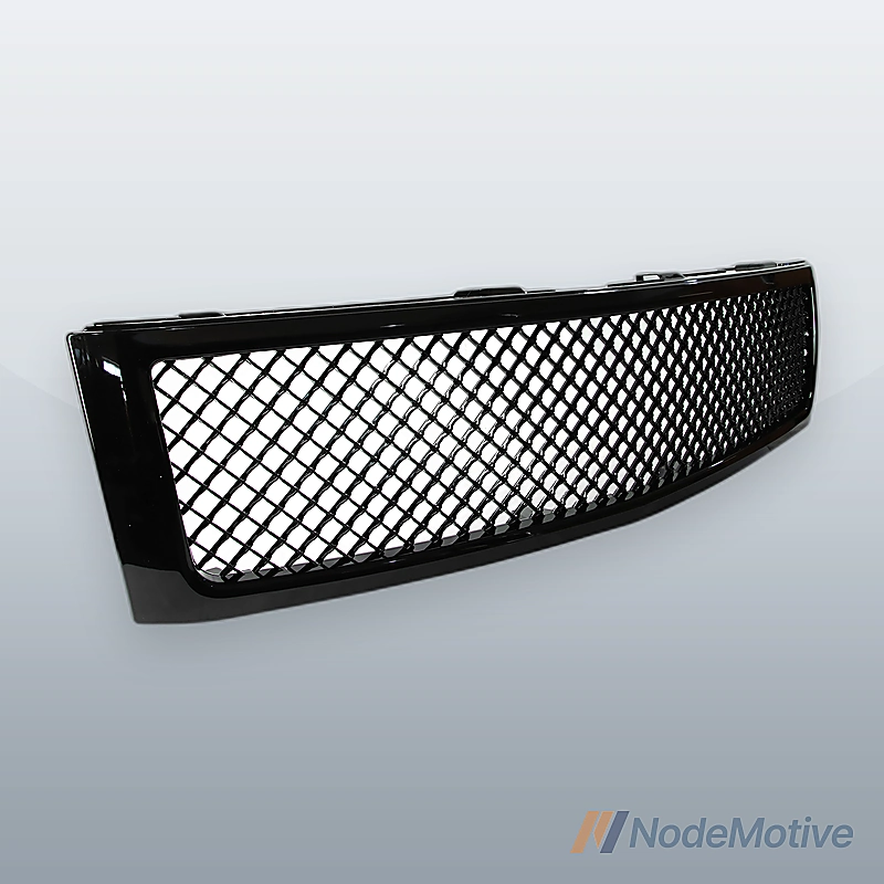 Front Grill for 07-13 Chevrolet Silverado 1500 Glossy Black Grille