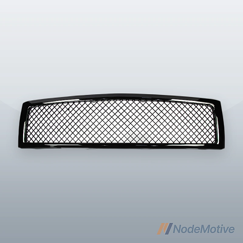 Front Grill for 07-13 Chevrolet Silverado 1500 Glossy Black Grille