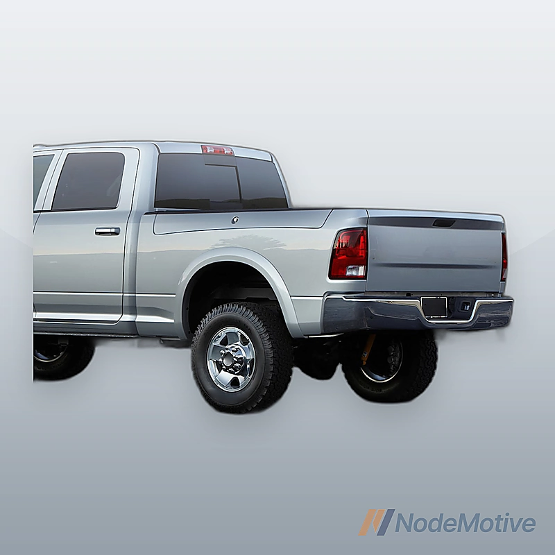 Rear Step Bumper for 09-18 Dodge Ram 1500, W/O Parking Sensor Hole&Vent Hole