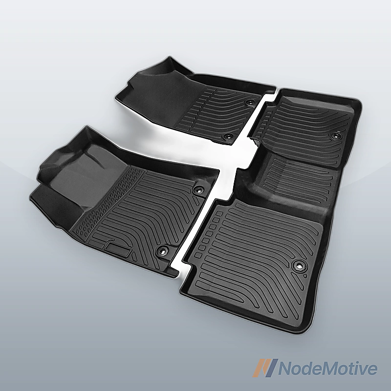 Car Floor Mats for 13-18 Lexus ES350，All-Weather TPE Rubber Floor Mats Black