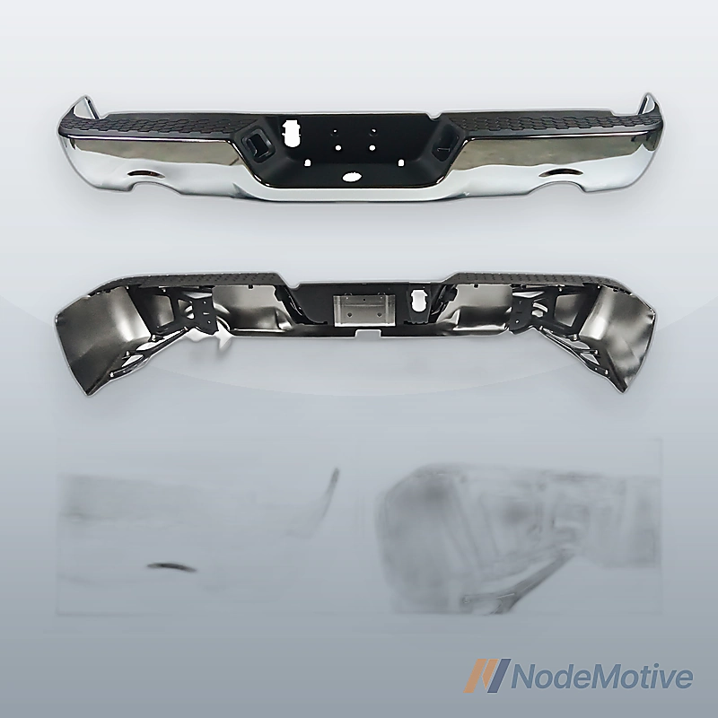 Rear Step Bumper for 09-18 Dodge Ram 1500 W/O Parking Sensor Hole W/ Vent Hole