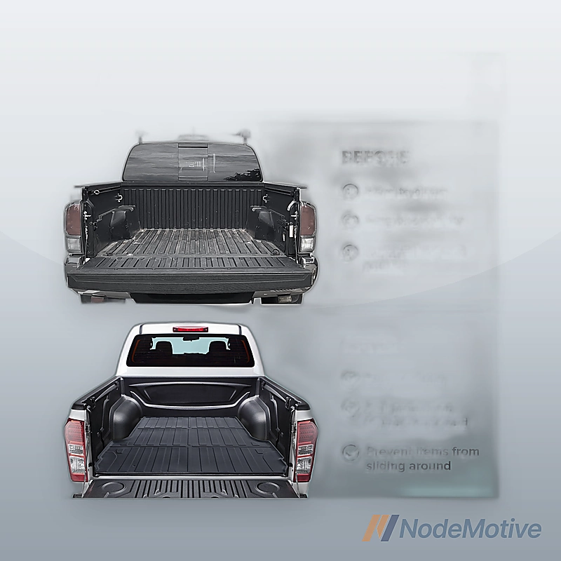 For 23-24 Chevy Colorado/GMC Canyon 5ft Crew Cab Truck Bed Mat TPE Storage Liner