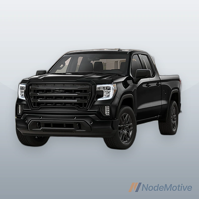For Chevrolet Silverado 1500 22-2023 With Holes Steel Front Bumper Face Bar Blk