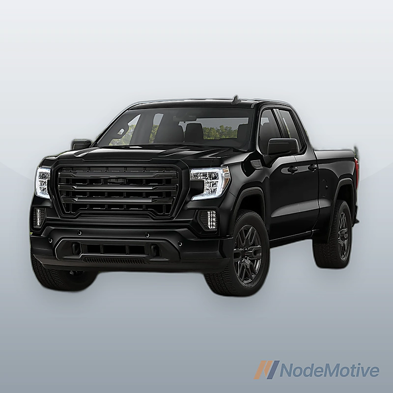 For Chevrolet Silverado 1500 22-2023 With Holes Steel Front Bumper Face Bar Blk