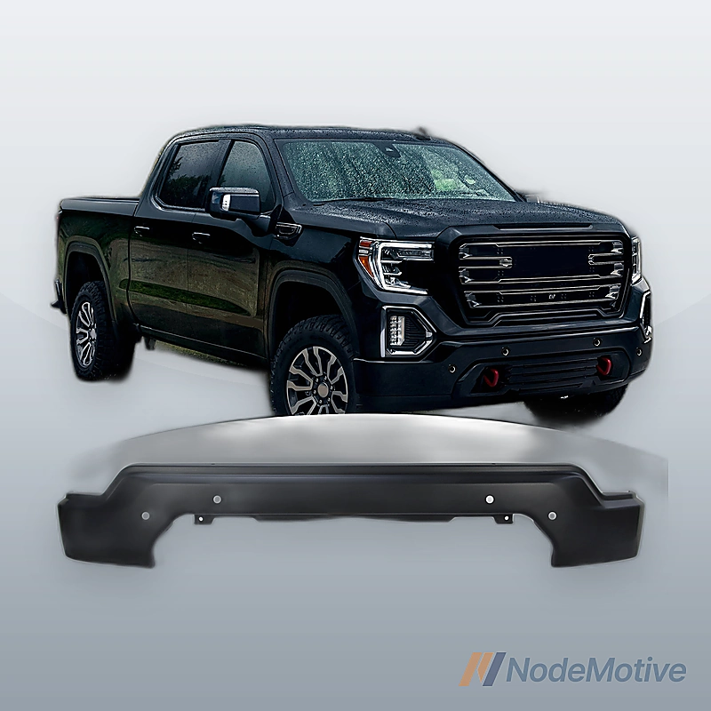 For Chevrolet Silverado 1500 22-2023 With Holes Steel Front Bumper Face Bar Blk