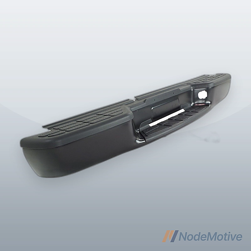 Step Bumper For 1998-2004 Chevrolet S10 Rear Black Fleetside/Styleside Assembly