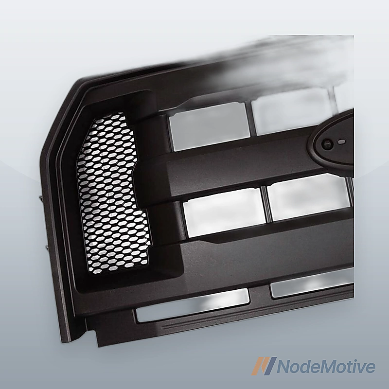Front Black Honeycomb Mesh Hood Bumper Grill Grille For 2015-2017 Ford F150