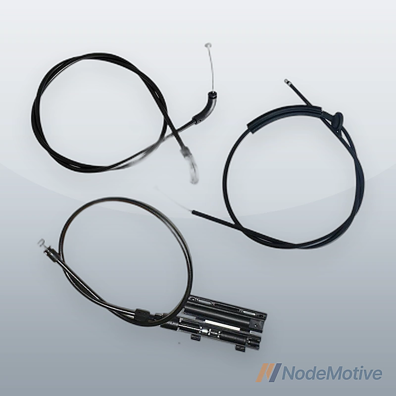 3PCS Engine Hood Release Cable Bowden Cable Kit FOR BMW E65 E66 7er