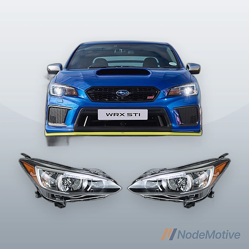 1*Pair Left Right Headlight Assembly for 18-21 Subaru Crosstrek 17-22 Impreza