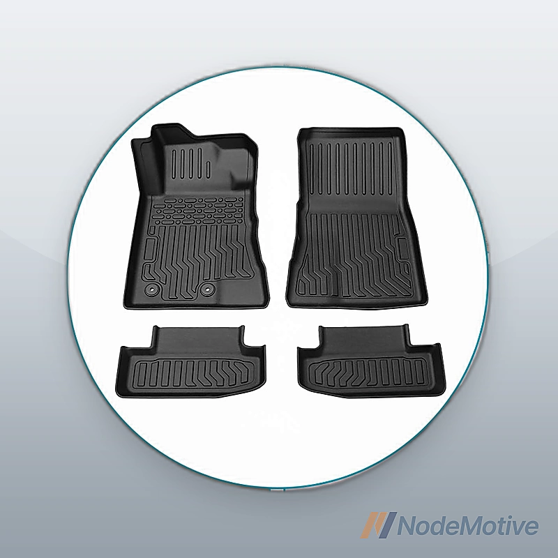 All Weather Floor Mat for 2019-2023 Ford Ranger SuperCrew Cab Front & Rear Liner