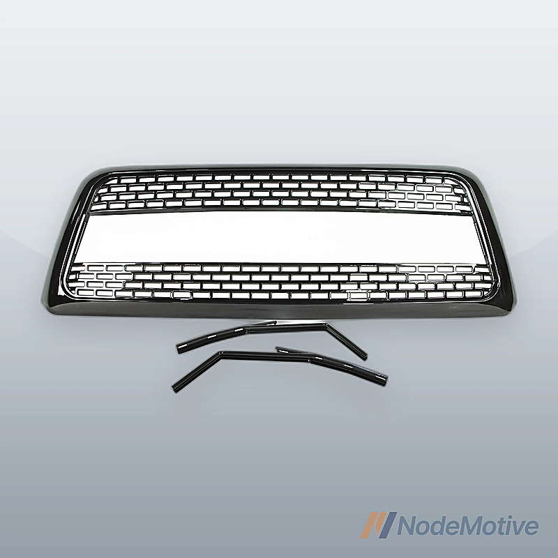 Car Front Grill for 2004-2008 Ford F150 Glossy Black Grille NOT FIT SVT Raptor