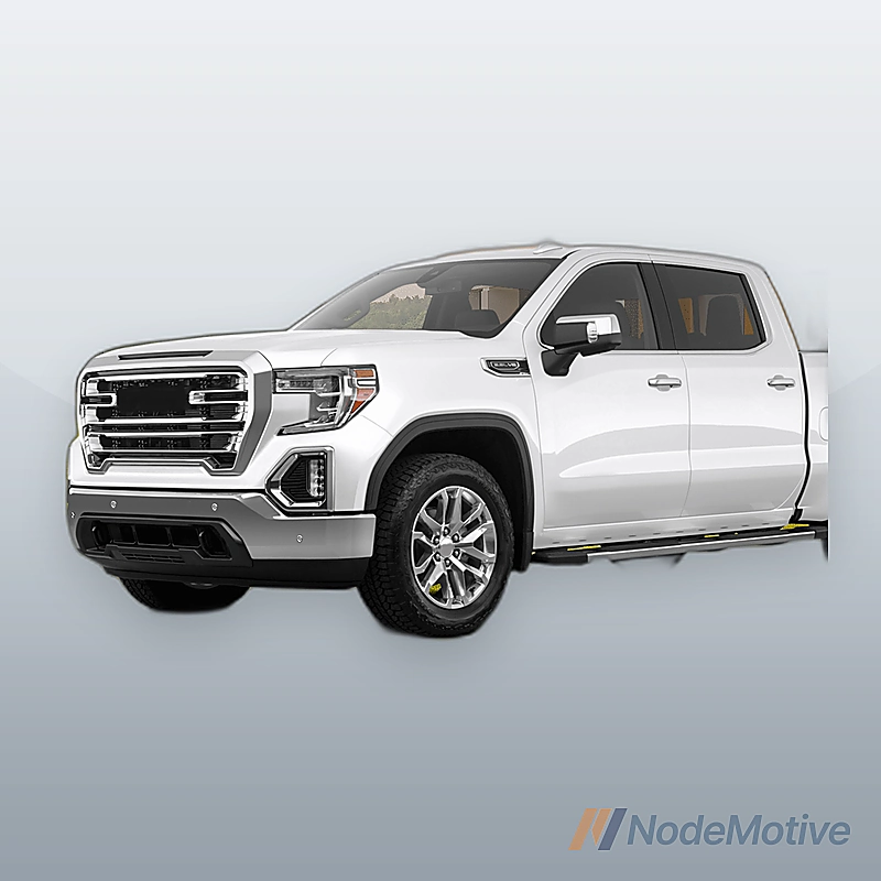 Chrome Steel Front Bumper Face Bar for 2019-2021 GMC Sierra 1500 w/ Park