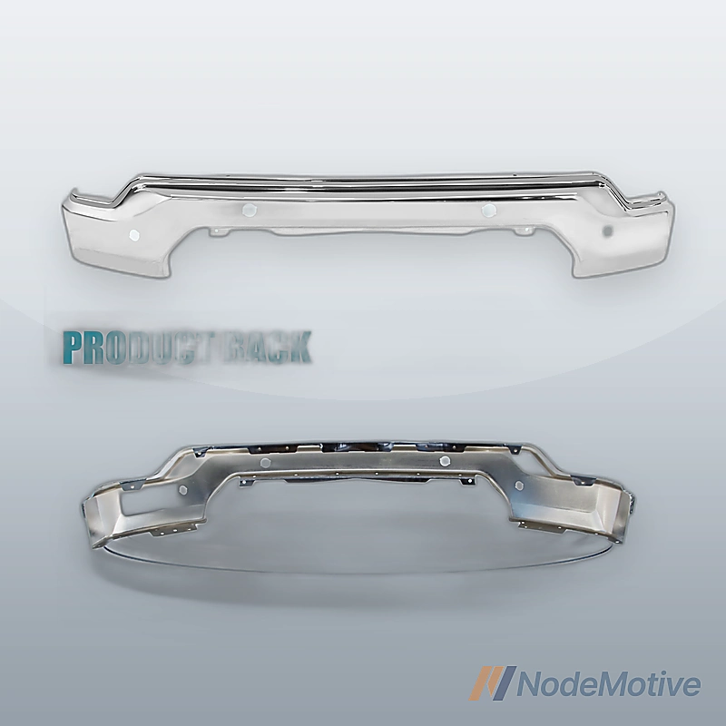 Chrome Steel Front Bumper Face Bar for 2019-2021 GMC Sierra 1500 w/ Park