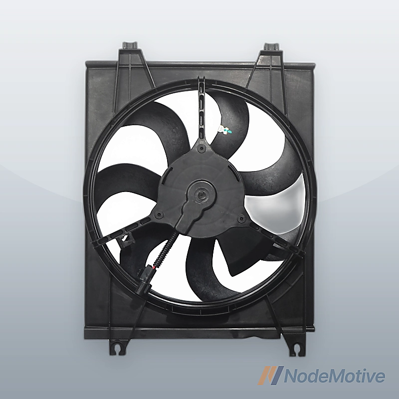 Radiator Cooling Fan Assembly A/C Condenser for 2004-2009 Kia Spectra
