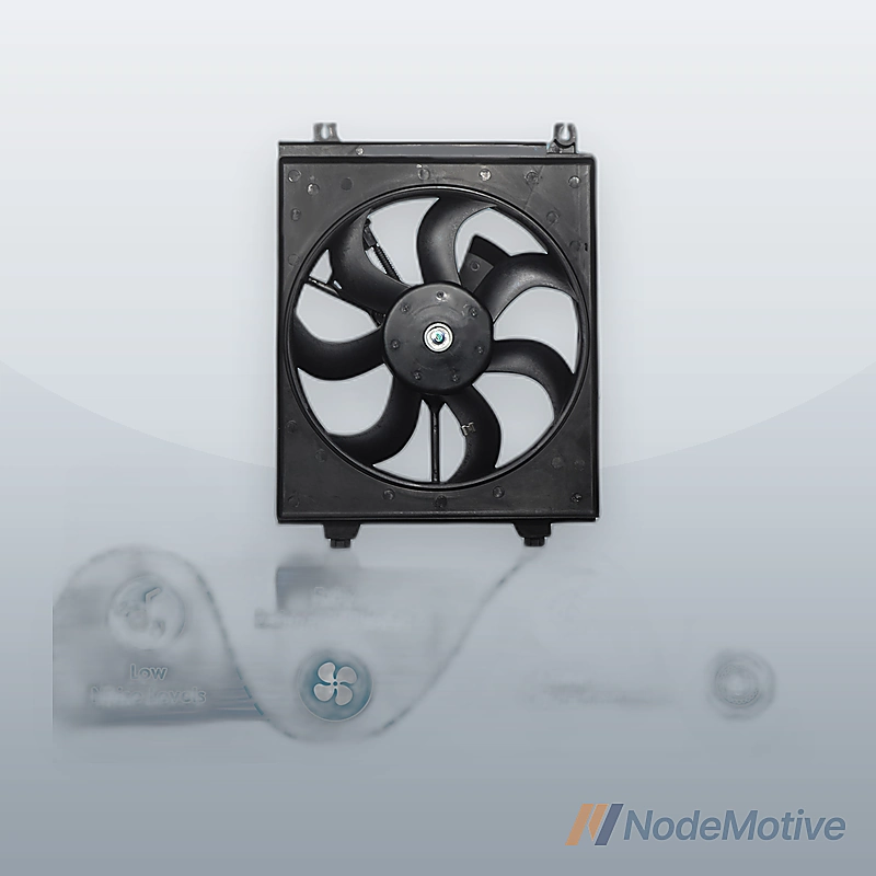 Radiator Cooling Fan Assembly A/C Condenser for 2004-2009 Kia Spectra