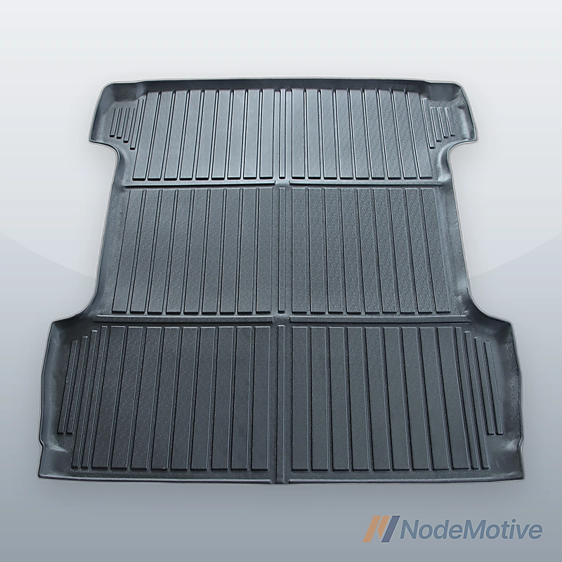 For 2007-2018 Silverado/Sierra 5.8\' Blk Rubber Truck Bed Floor Mat Liner