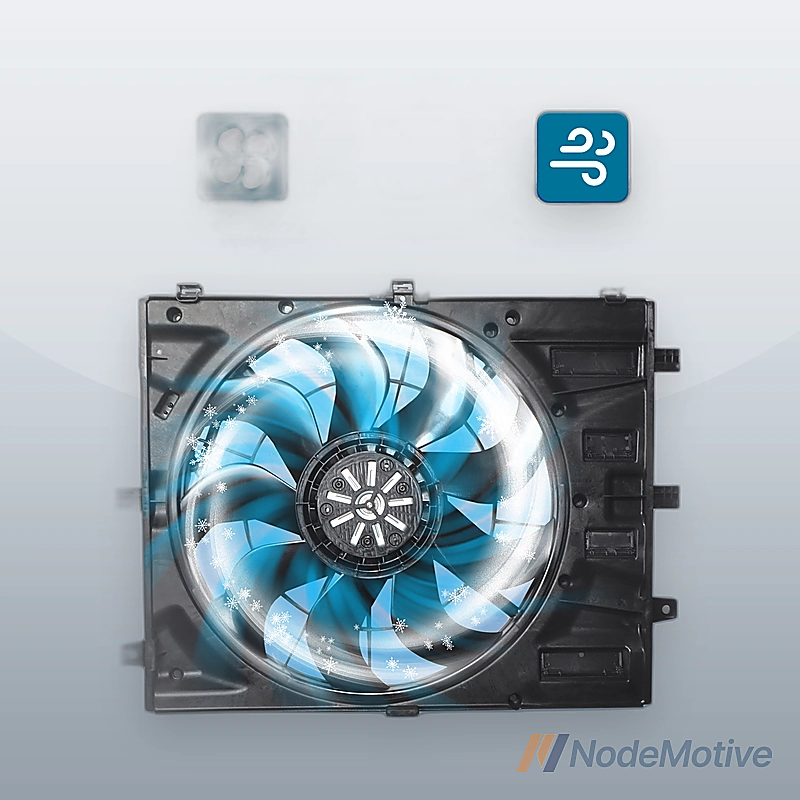 Radiator Cooling Fan Assembly for 2020-2022 Chevrolet Equinox GMC Terrain 1.5L