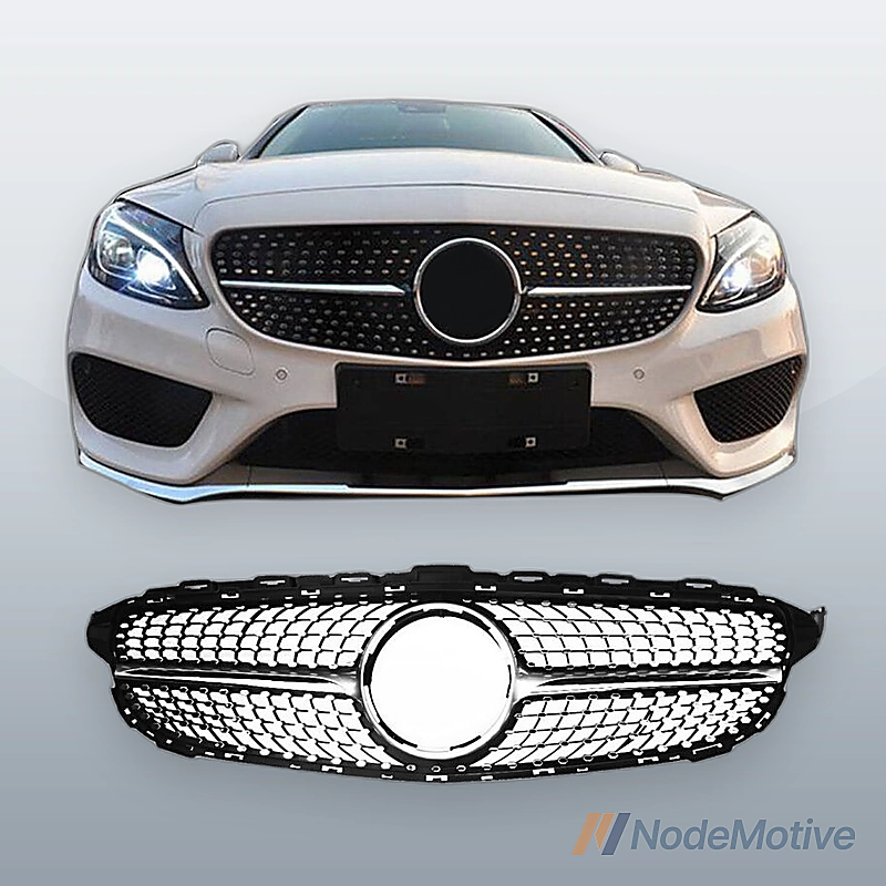 Diamond Radiator Grille W205 C63AMG Front for Mercedes Benz W205