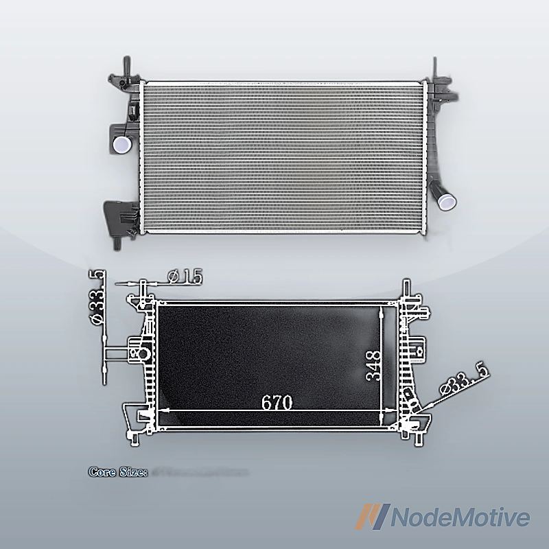 Aluminium Radiator for 2012-2018 Ford Focus, 2.0L, 13219
