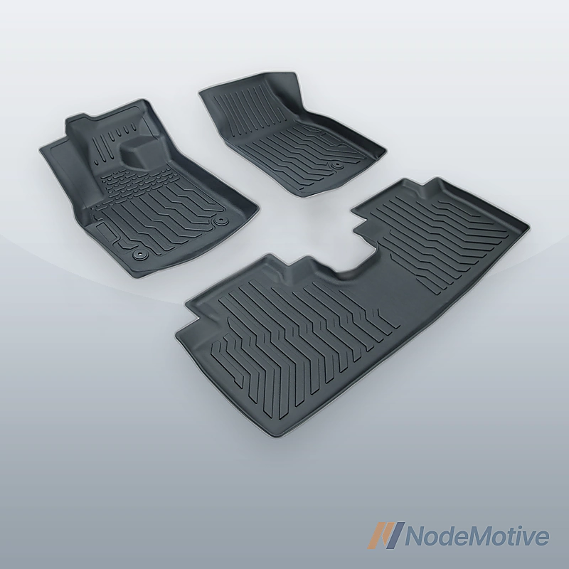 Floor Mats for 2021-2024 4Door Ford Mustang Mach-E TPE Black Liners All Weather