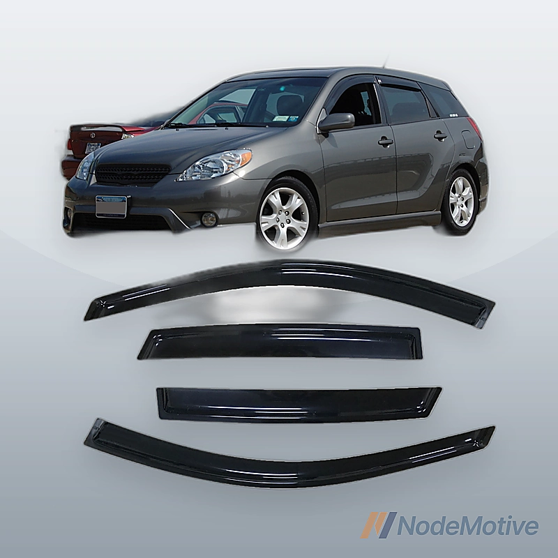 4x For 03-08 Pontiac Vibe/Toyota Matrix Sun Rain Guard Window Visors