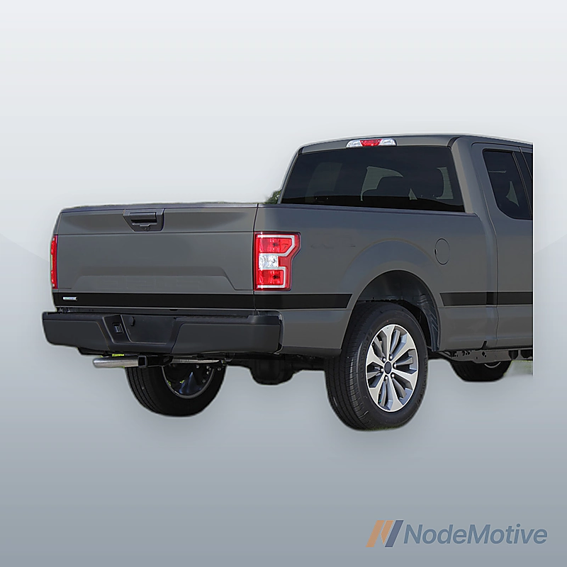 Primered Steel Rear Step Bumper Assembly for 2015-2020 Ford F-150 w/ Max Tow