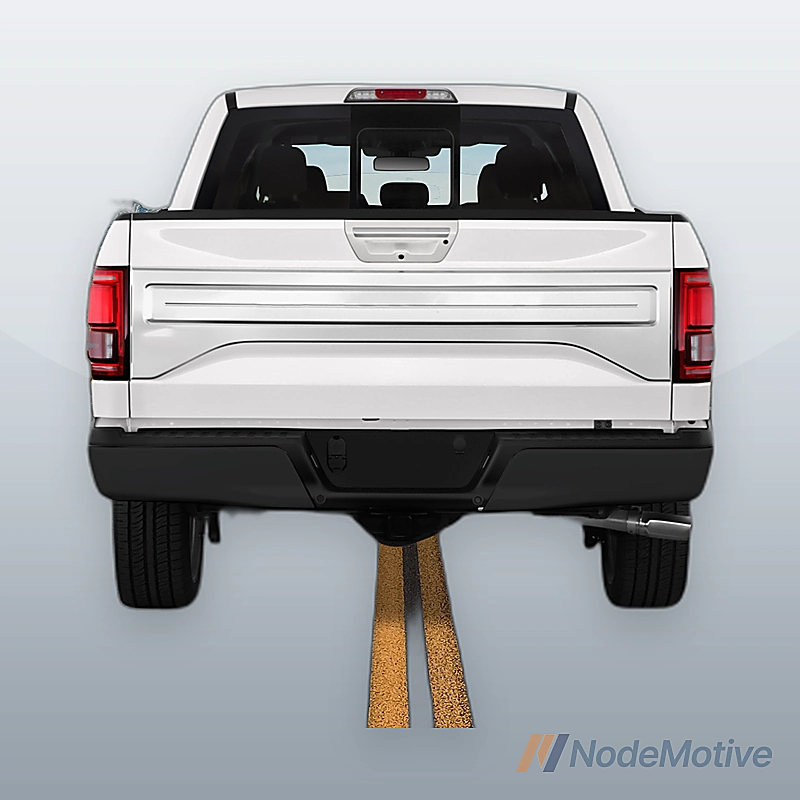 Primered Steel Rear Step Bumper Assembly for 2015-2020 Ford F-150 w/ Max Tow
