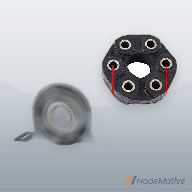 Driveshaft Shaft Center Support Bearing + Flex Disc Joint Kit FOR BMW E36