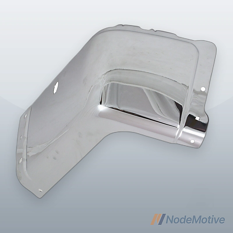 Bumper End Cap For 2007-2013 Chevy Silverado 1500 Sensor Holes Chrome Rear Right