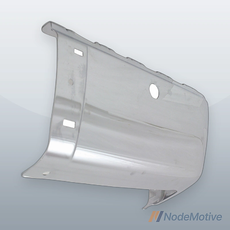 Bumper End Cap For 2007-2013 Chevy Silverado 1500 Sensor Holes Chrome Rear Right