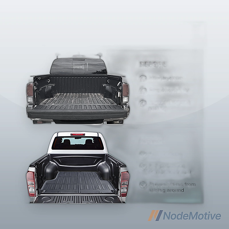 Truck Bed Mat for 2022-2024 Nissan Frontier Crew Cab Pro-X & SL 5Ft Liner