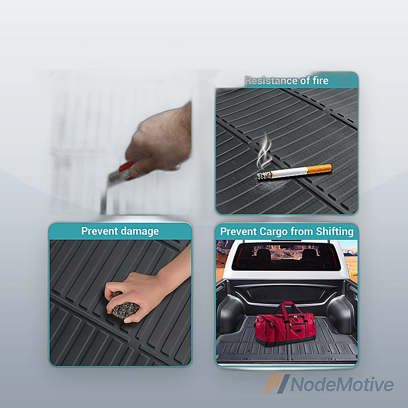 Truck Bed Mat for 2022-2024 Nissan Frontier Crew Cab Pro-X & SL 5Ft Liner