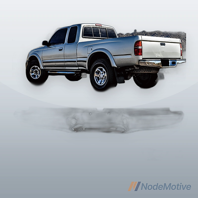 Rear Step Bumper for 95-04 Toyota Tacoma, W/O Parking Sensor Hole&Vent Hole
