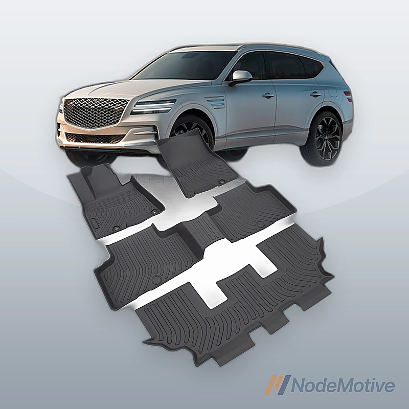 Custom Floor Mats for Genesis GV80 7-Seater - 2021-2024 - Full Set