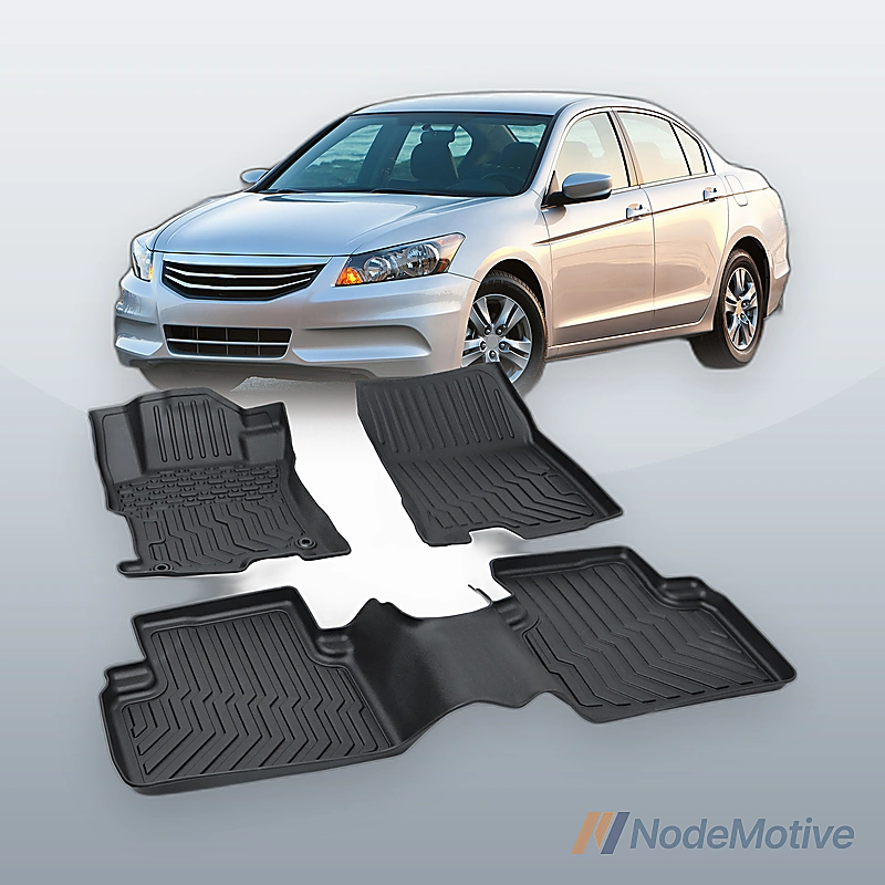 TPE Rubber Car Floor Mats All-Weather For 08-12 Honda Accord