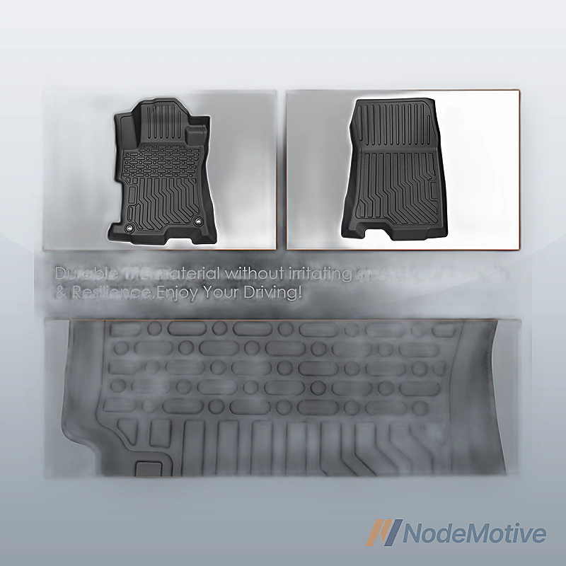 TPE Rubber Car Floor Mats All-Weather For 08-12 Honda Accord